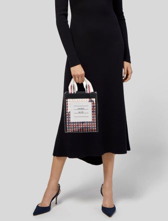 Thom Browne Mesh Top Handle Bag
