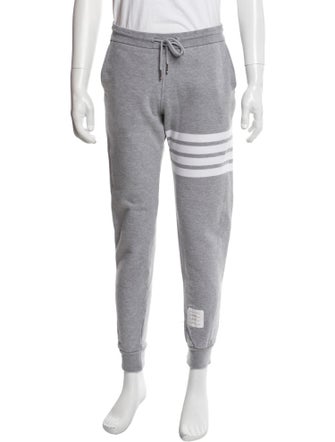 Thom Browne 4-Bar Striped Lounge Bottoms