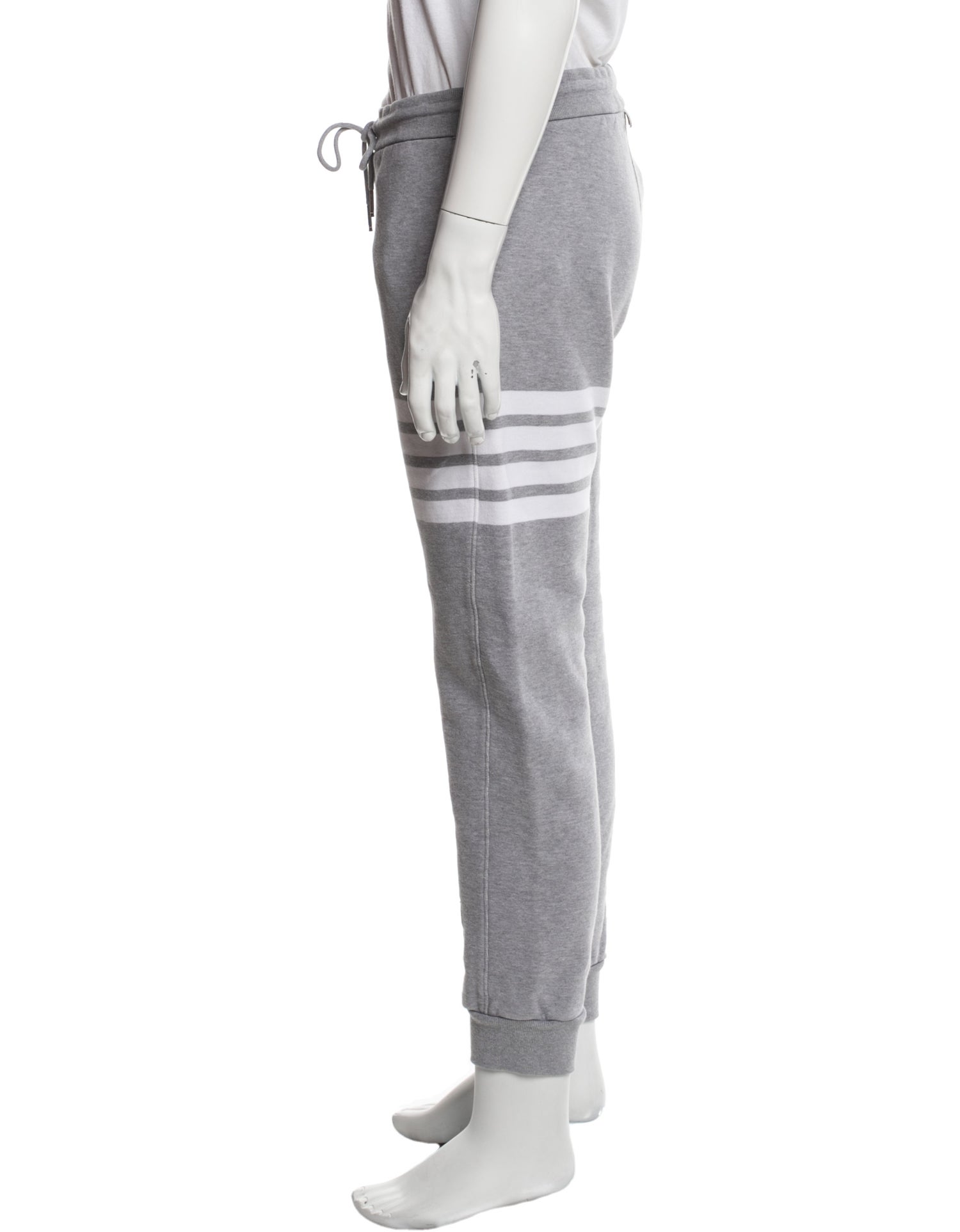 Thom Browne 4-Bar Striped Lounge Bottoms