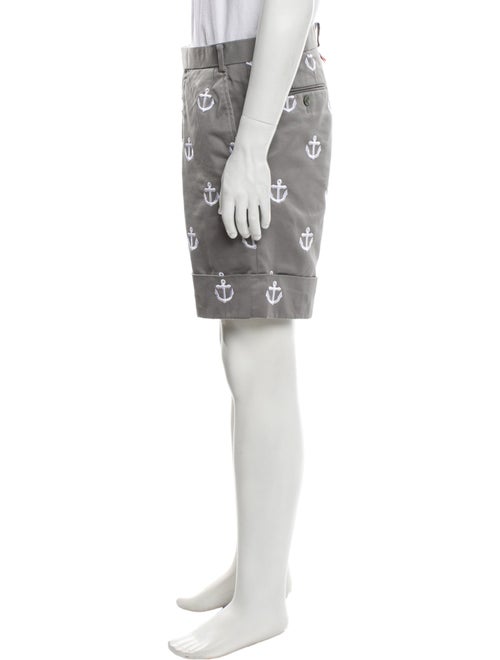 Thom Browne Anchor Motif Jogger Shorts