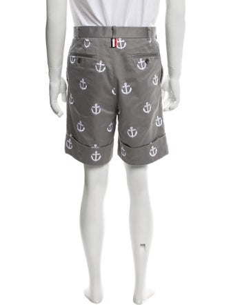 Thom Browne Anchor Motif Jogger Shorts