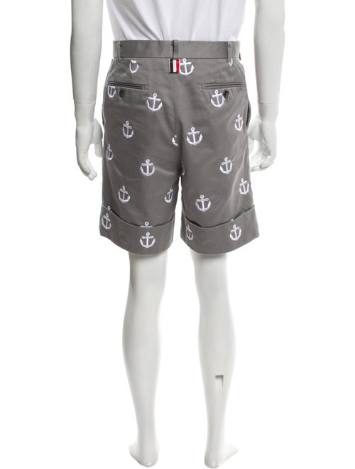 Thom Browne Anchor Motif Jogger Shorts