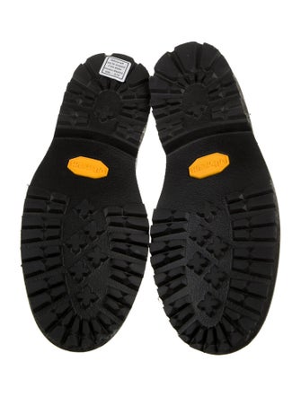 Thom Browne Leather Colorblock Pattern Loafers