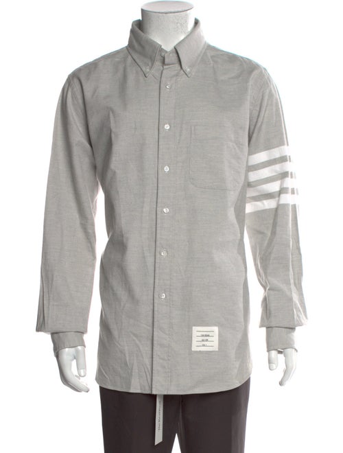 Thom Browne 4 Bar Stripe Long Sleeve Shirt