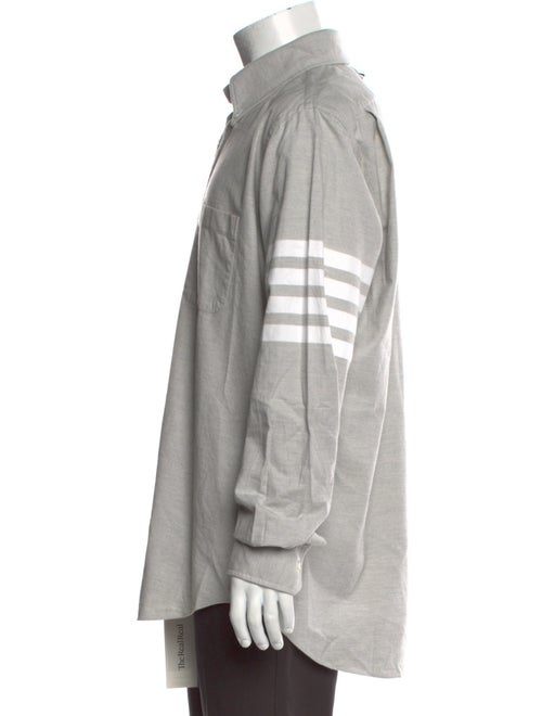 Thom Browne 4 Bar Stripe Long Sleeve Shirt