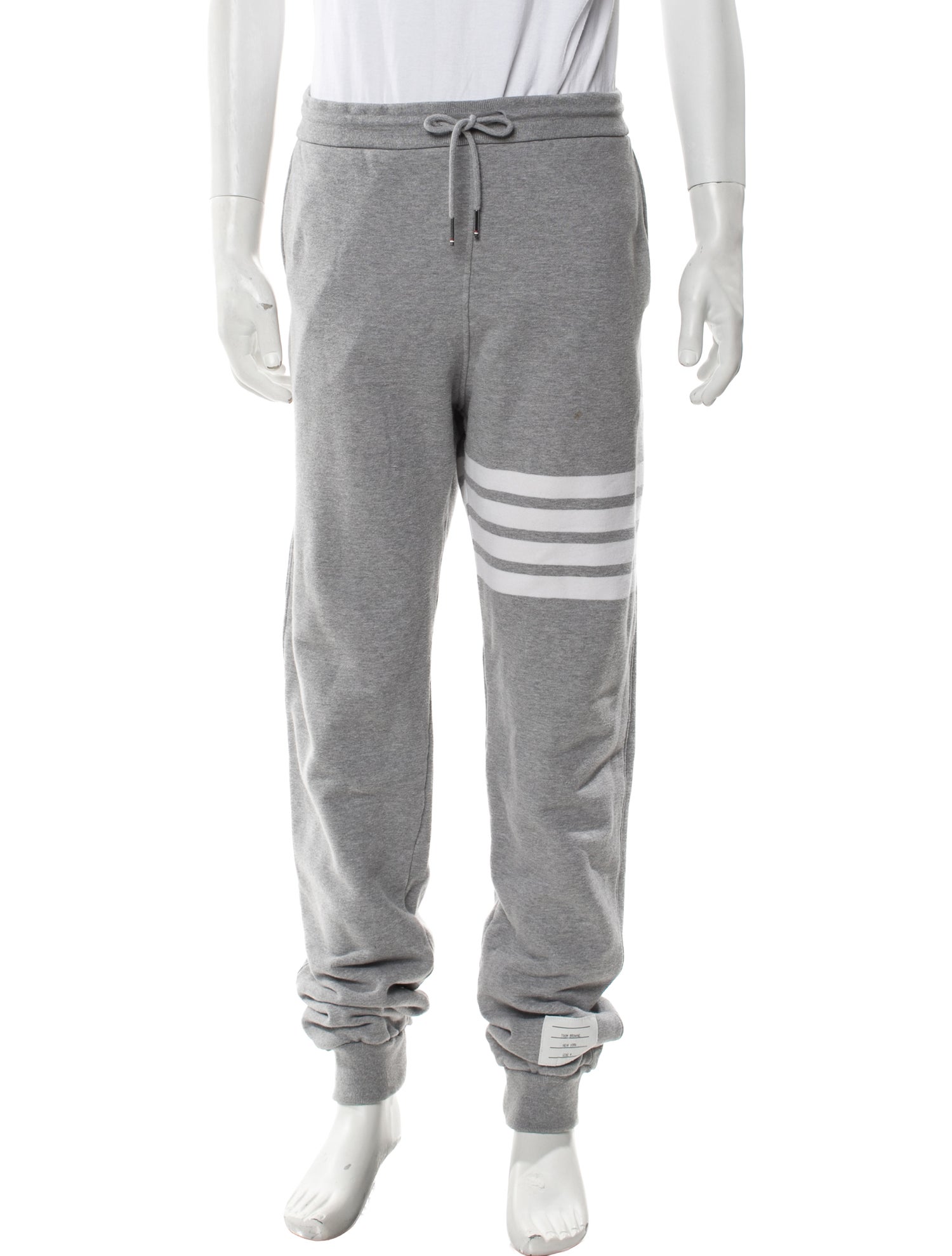 Thom Browne 4-Bar Striped Lounge Bottoms