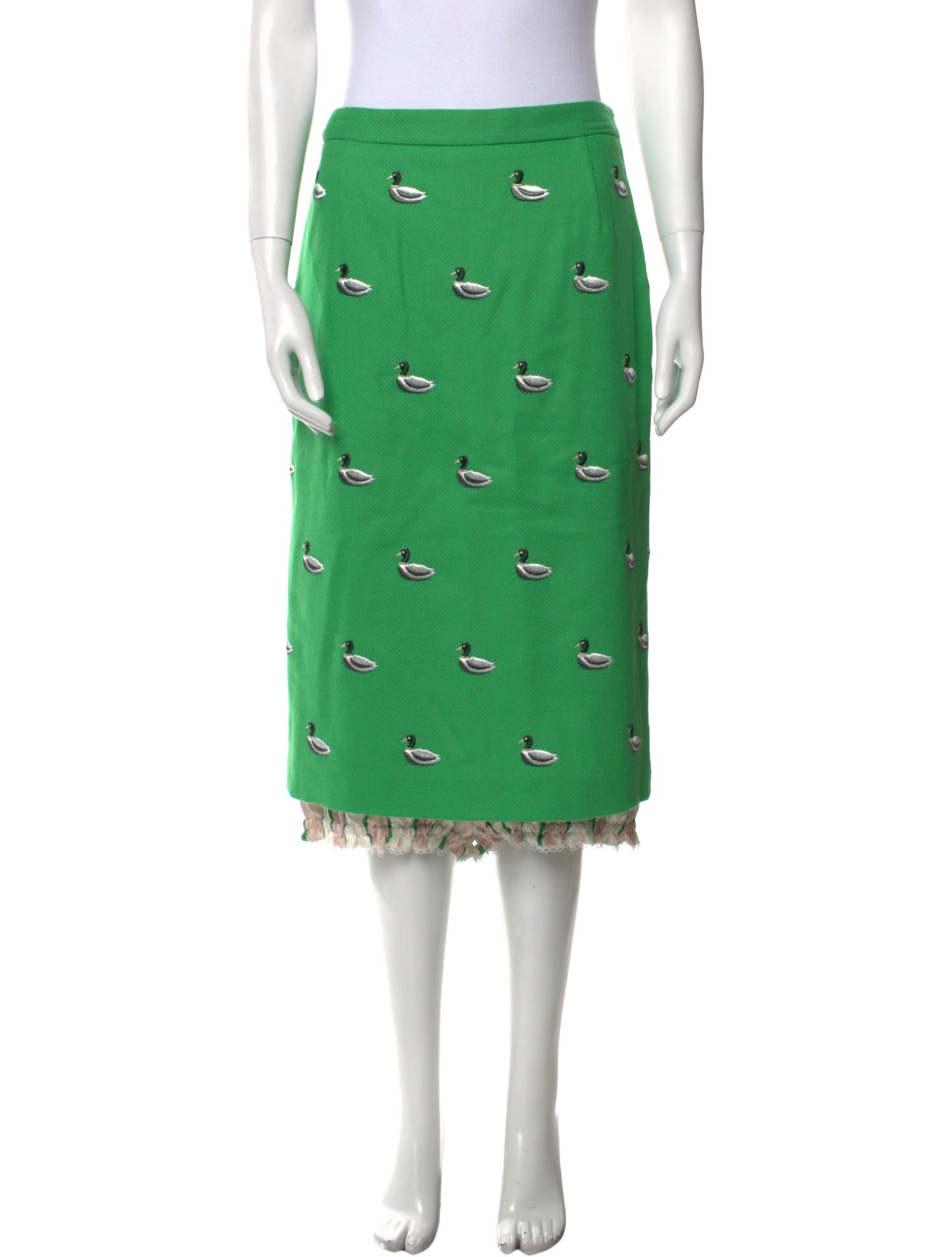 Thom Browne Wool Knee-Length Skirt