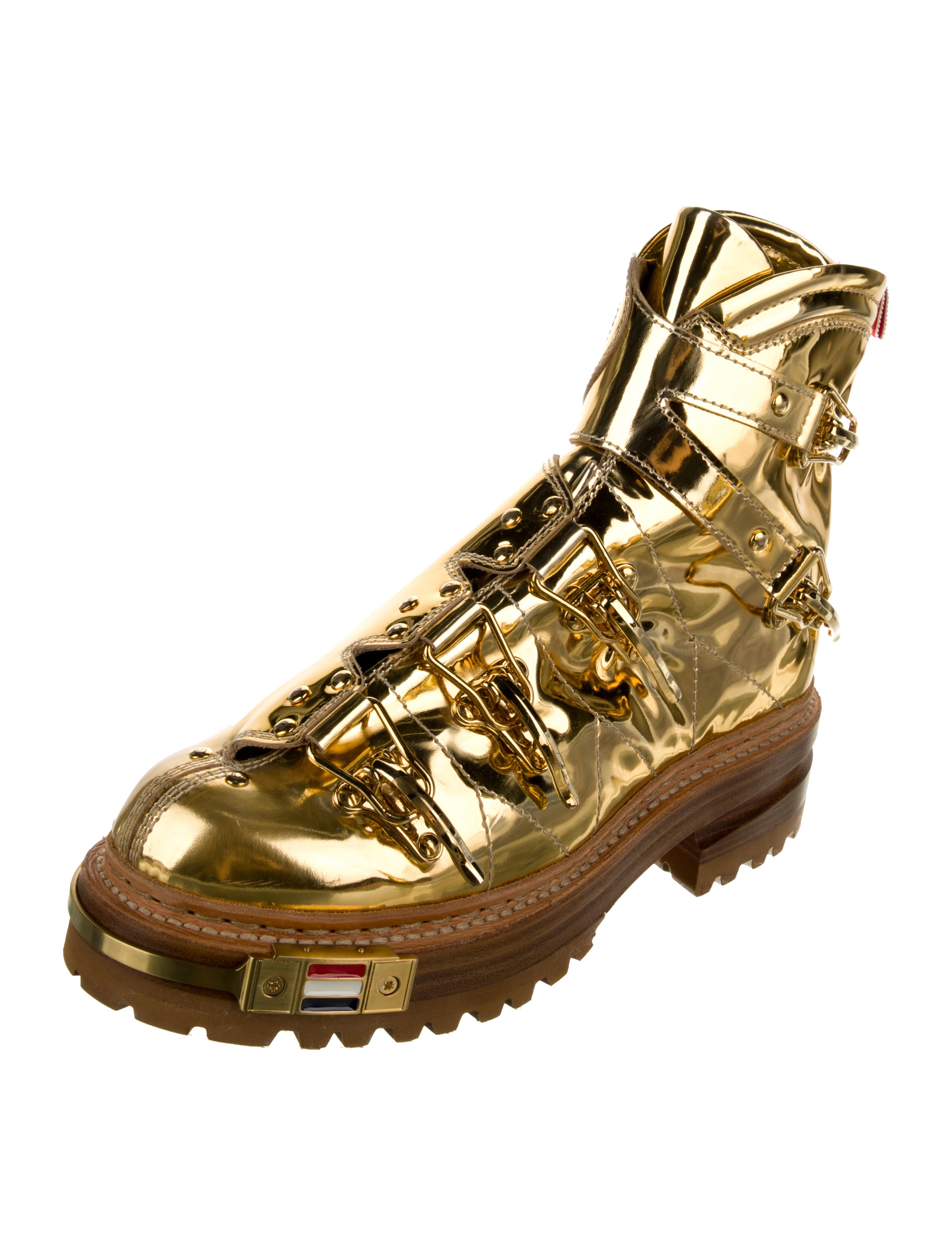 Thom Browne Patent Leather Boots