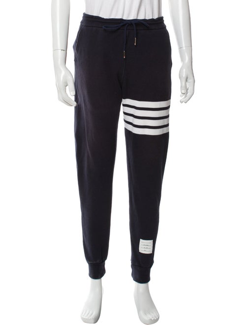 Thom Browne 4-Bar Striped Lounge Bottoms