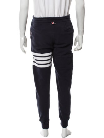 Thom Browne 4-Bar Striped Lounge Bottoms