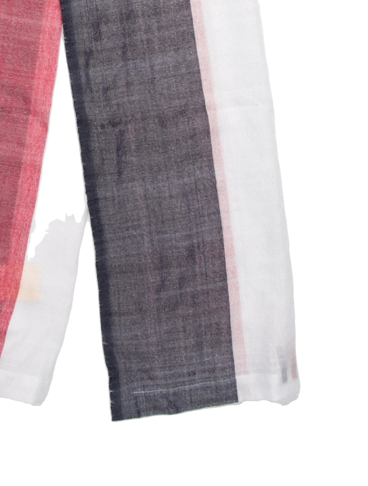 Thom Browne Colorblock Pattern Scarf