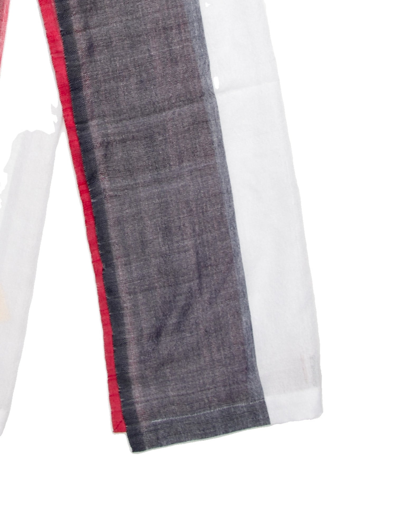 Thom Browne Colorblock Pattern Scarf