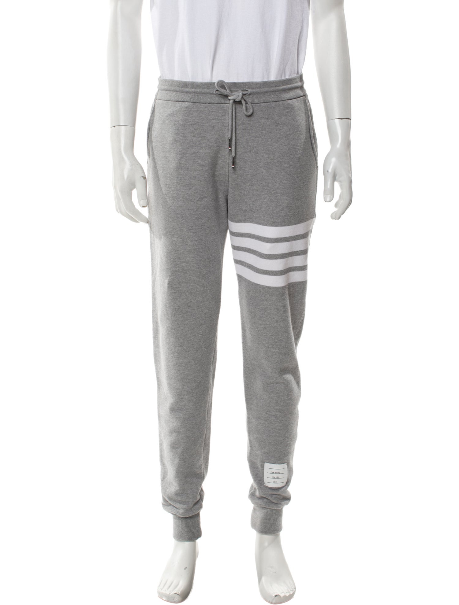 Thom Browne 4-Bar Striped Pajama Bottoms