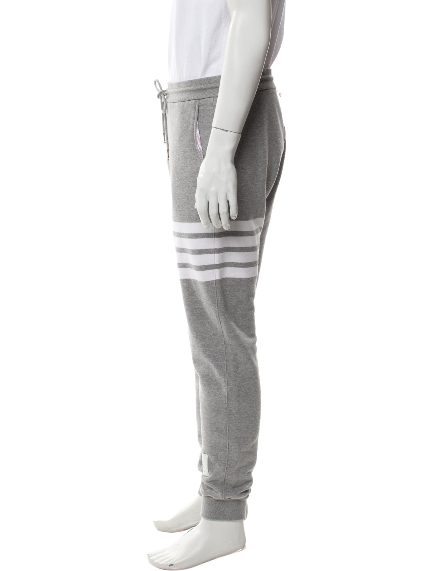 Thom Browne 4-Bar Striped Pajama Bottoms
