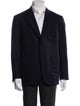 Thom Browne Wool Grosgrain Trim Blazer