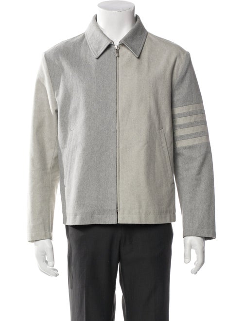 Thom Browne 4-Bar Denim Jacket