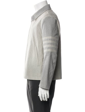 Thom Browne 4-Bar Denim Jacket