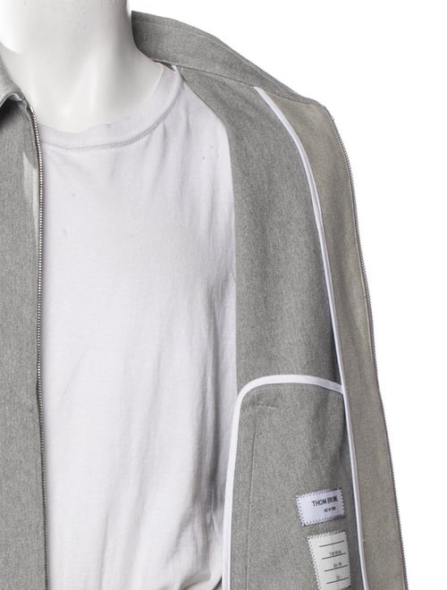 Thom Browne 4-Bar Denim Jacket