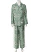 Thom Browne Silk Floral Print Pajama Set