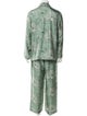 Thom Browne Silk Floral Print Pajama Set