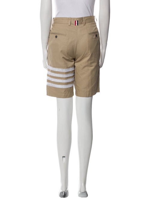 Thom Browne Striped Flat Front Shorts
