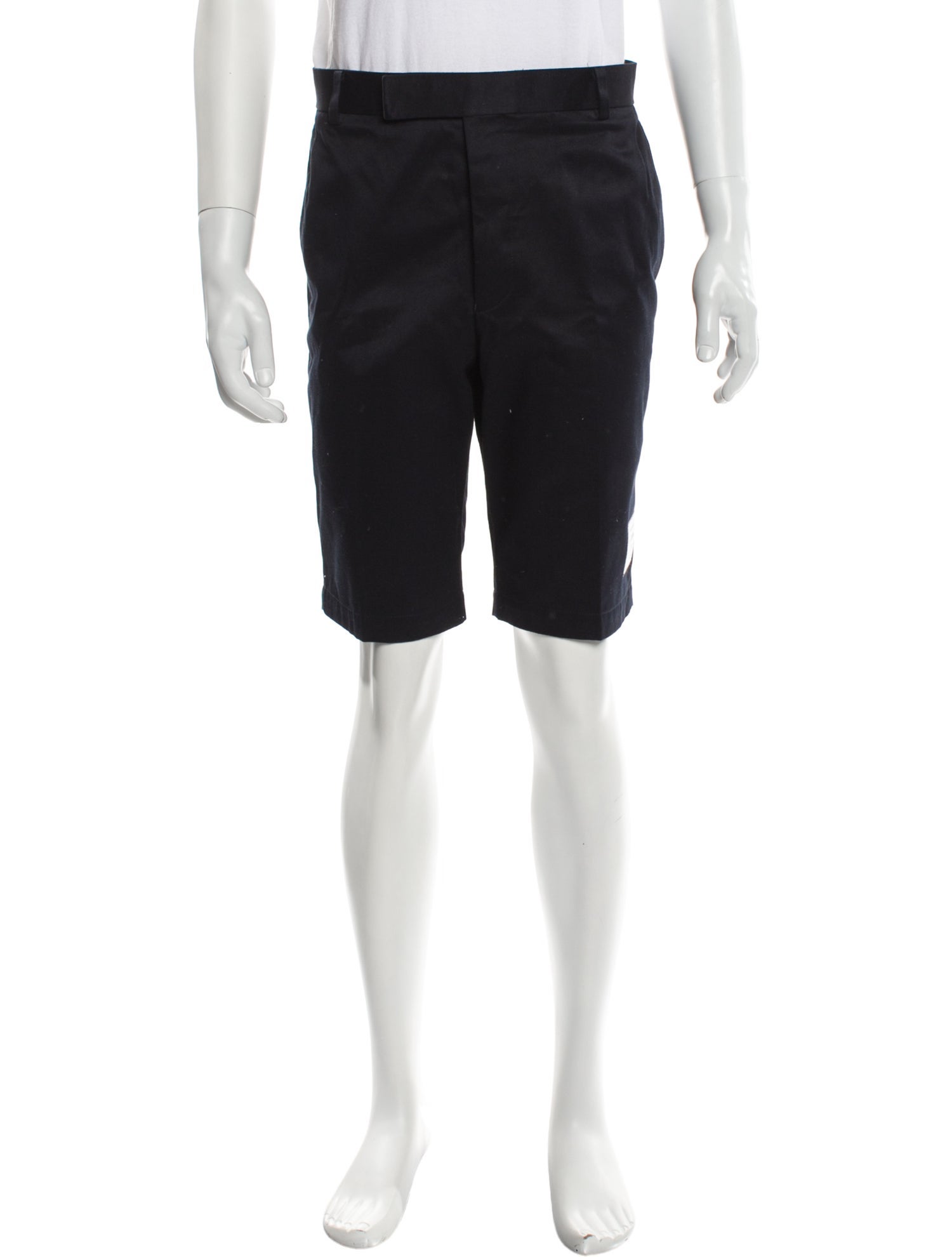 Thom Browne Chino Flat Front Shorts