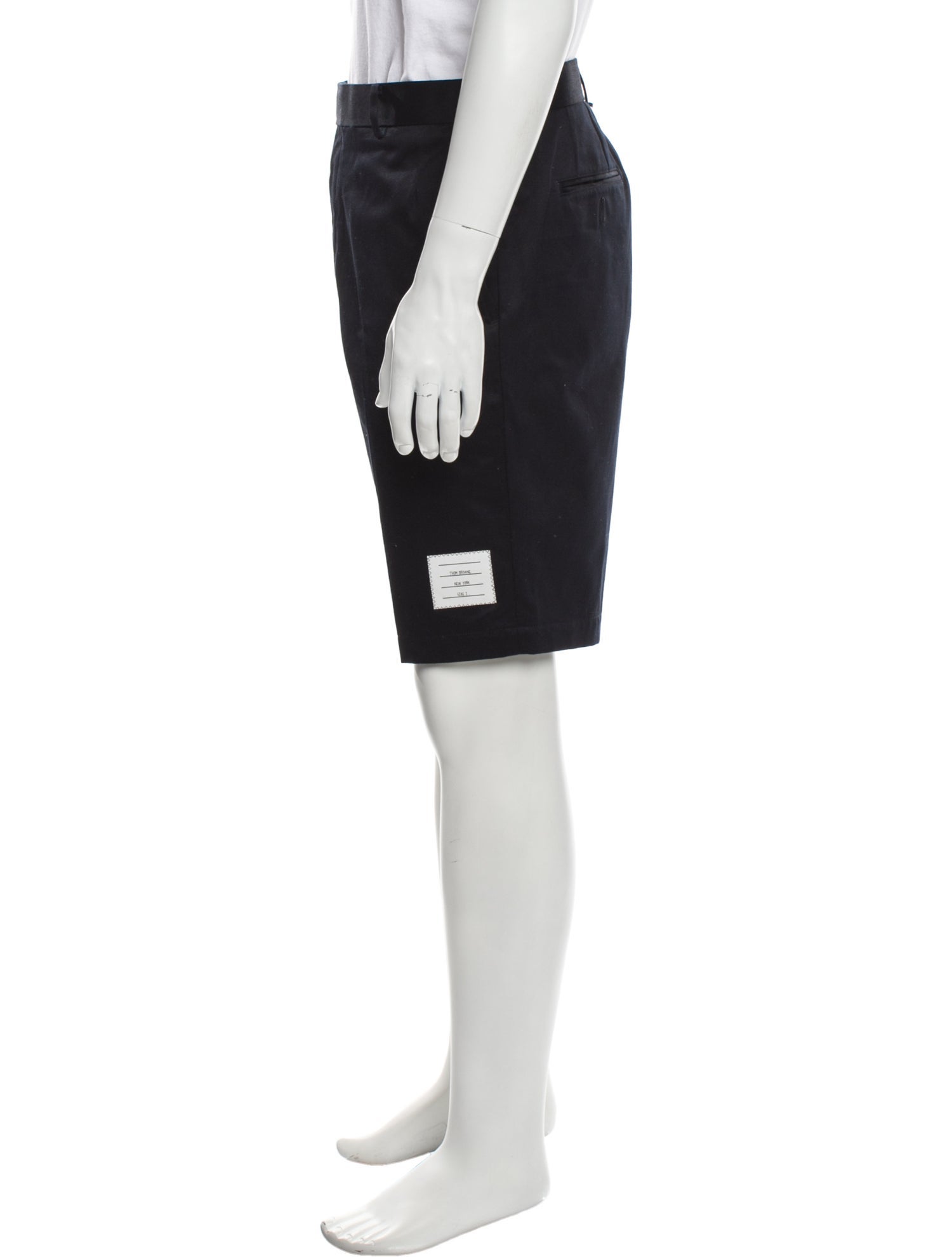 Thom Browne Chino Flat Front Shorts
