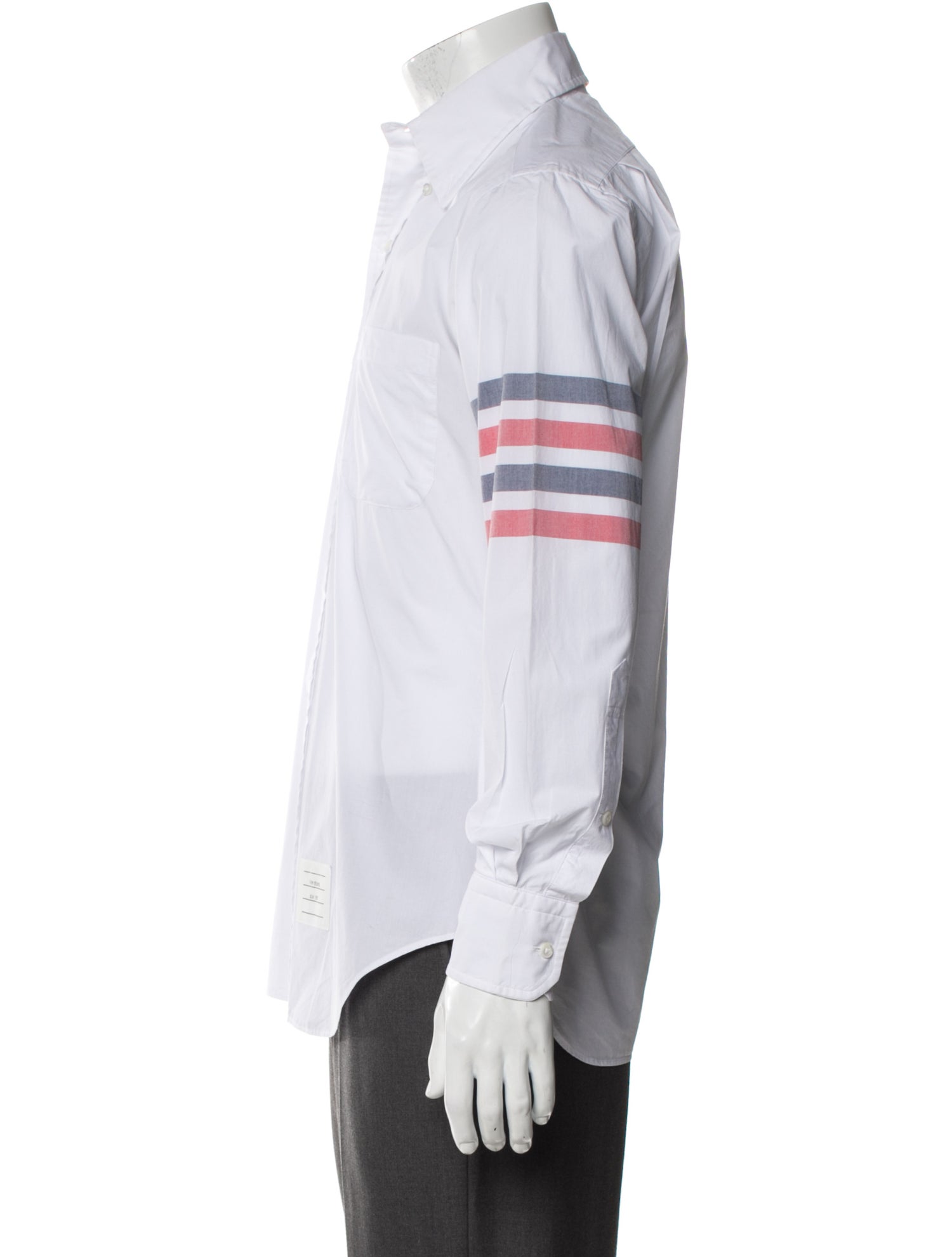 Thom Browne 4 Bar Stripe Striped Dress Shirt