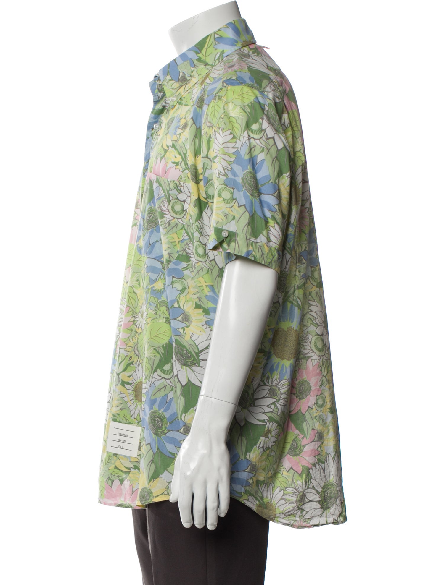 Thom Browne Floral Printed Shirt