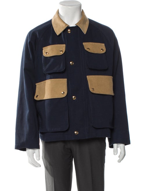 Thom Browne Corduroy Paneled Fisherman Utility Jacket