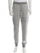 Thom Browne Plaid Print Lounge Bottoms