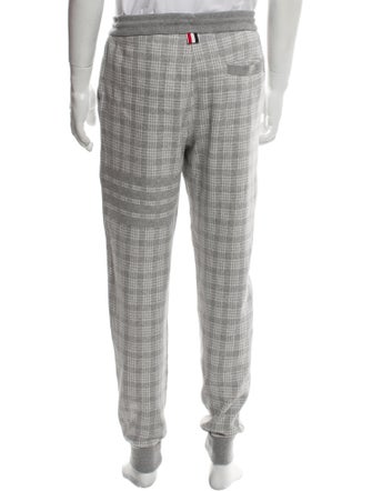 Thom Browne Plaid Print Lounge Bottoms
