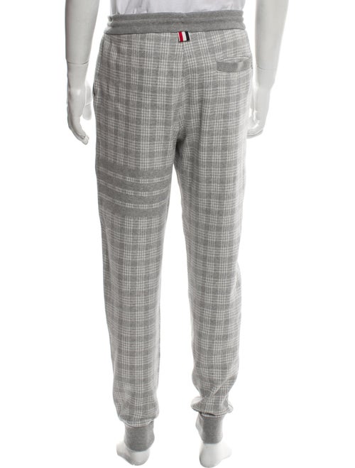 Thom Browne Plaid Print Lounge Bottoms