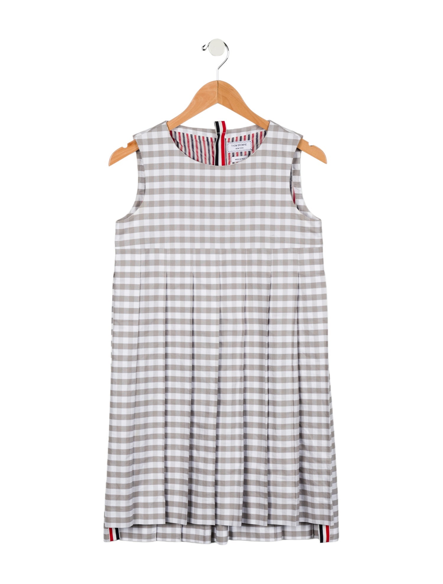 Thom Browne Girls' Pleated Dress