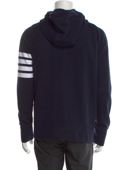 Thom Browne 4-Bar Graphic Print Hoodie