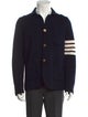 Thom Browne 4-Bar Wool Cardigan