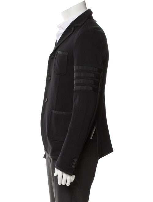 Thom Browne 4-Bar Grosgrain Trim Sport Coat