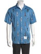 Thom Browne Swimmer Print Printed Shirt