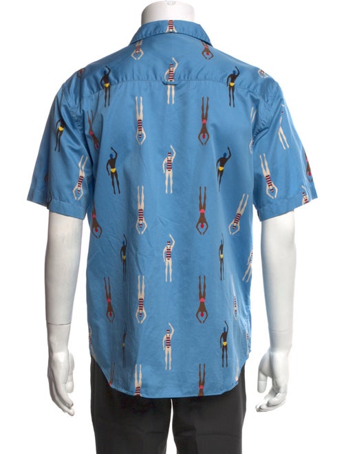 Thom Browne Swimmer Print Printed Shirt