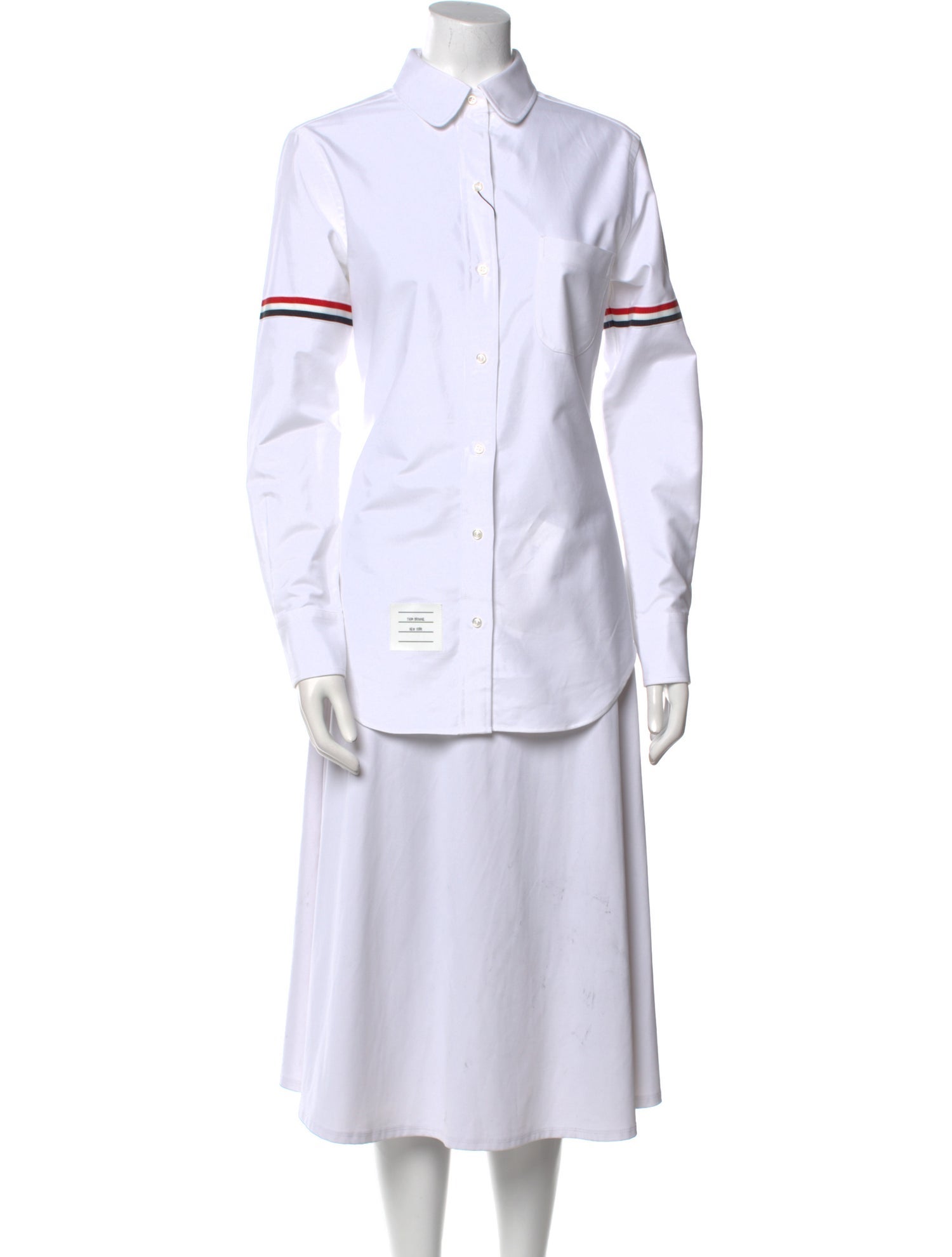 Thom Browne Long Sleeve Button-Up Top w/ Tags