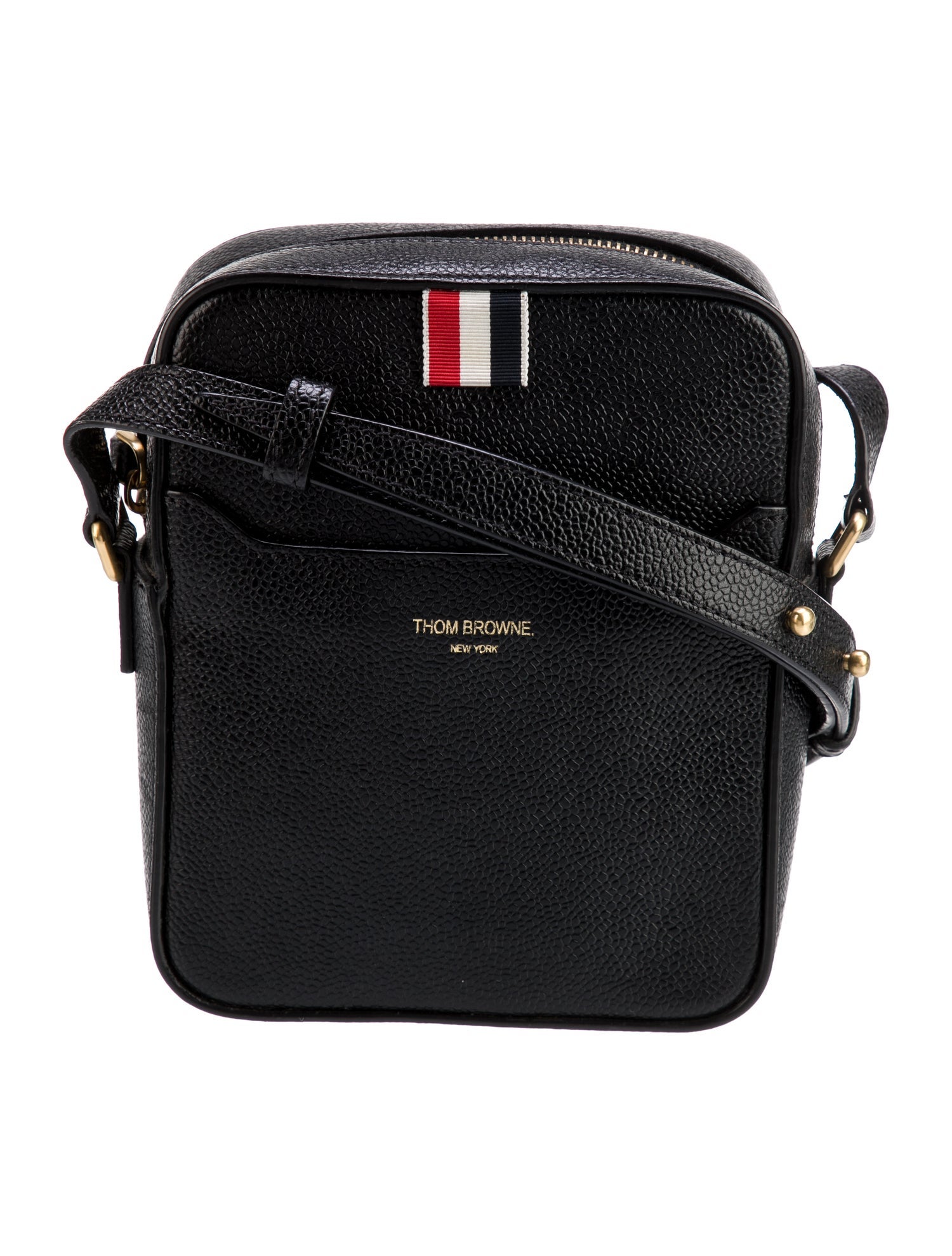 Thom Browne Leather Crossbody Bag