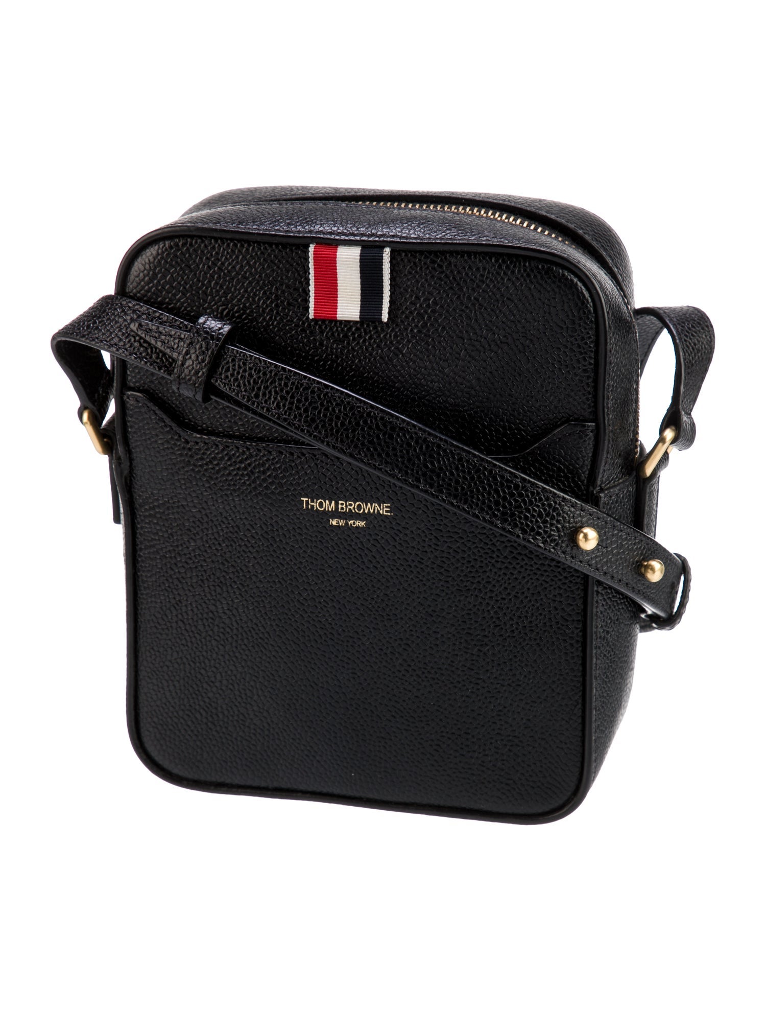 Thom Browne Leather Crossbody Bag