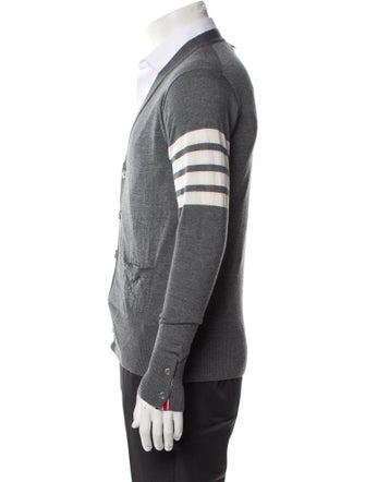 Thom Browne 4-Bar Wool Cardigan