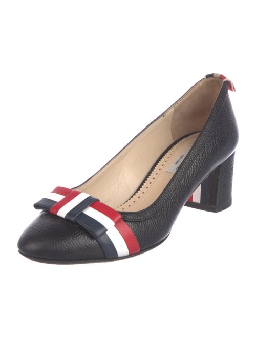 Thom Browne Leather Striped Loafers