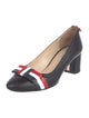 Thom Browne Leather Striped Loafers