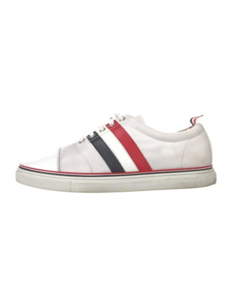 Thom Browne Leather Printed Sneakers