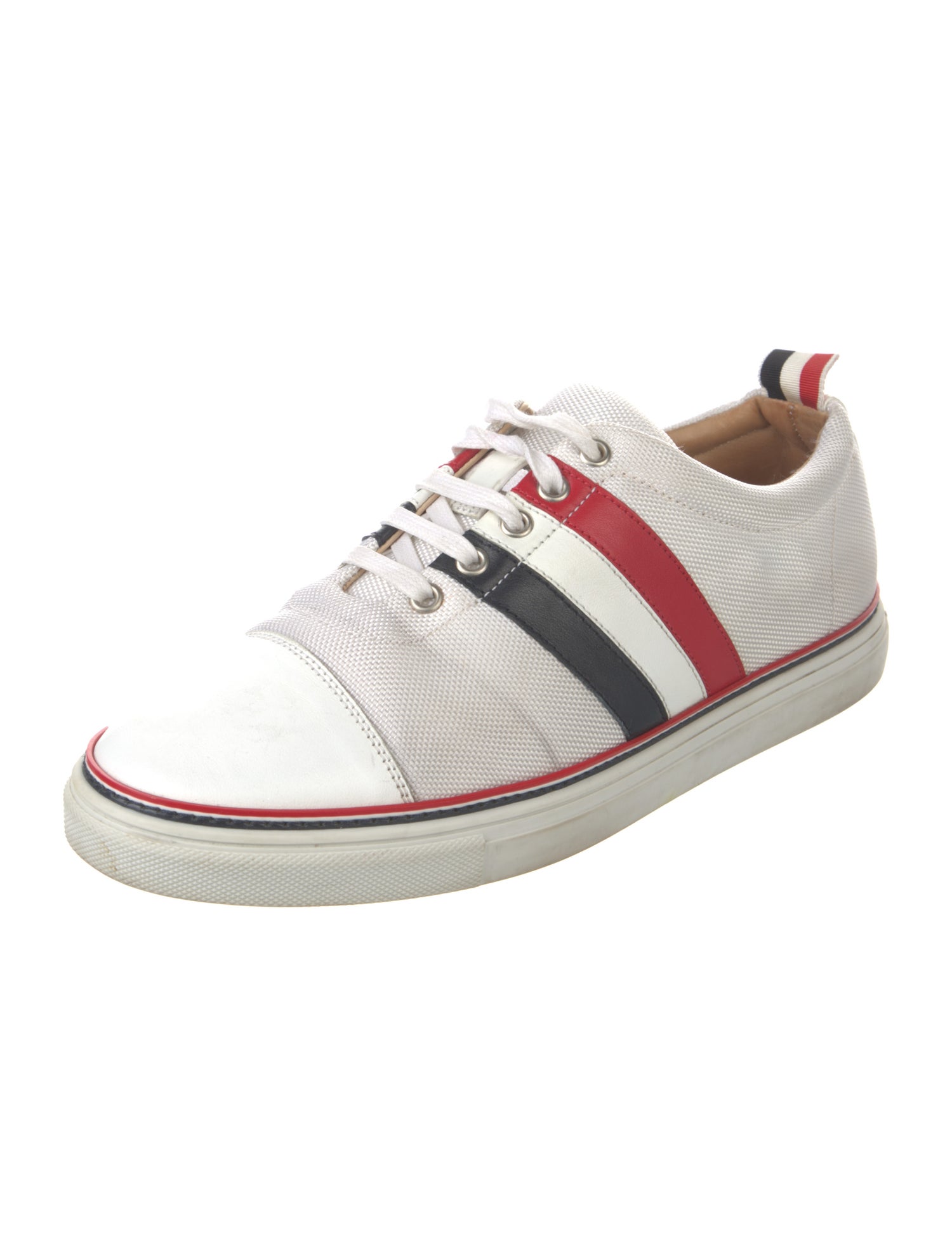 Thom Browne Leather Printed Sneakers
