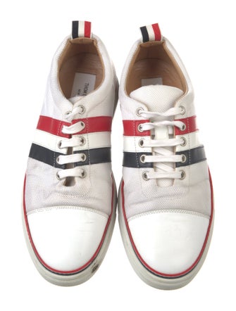Thom Browne Leather Printed Sneakers