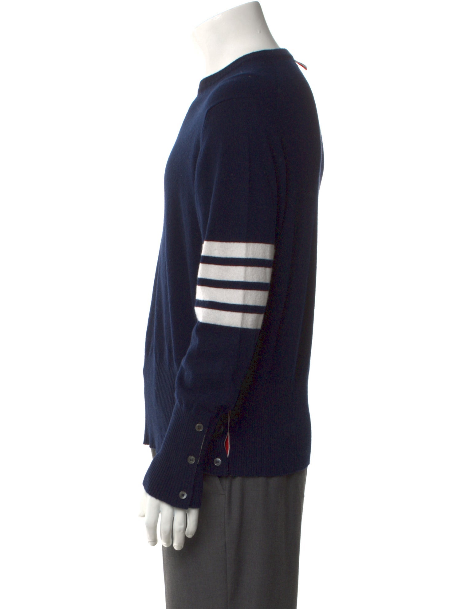 Thom Browne 4-Bar Cashmere Pullover