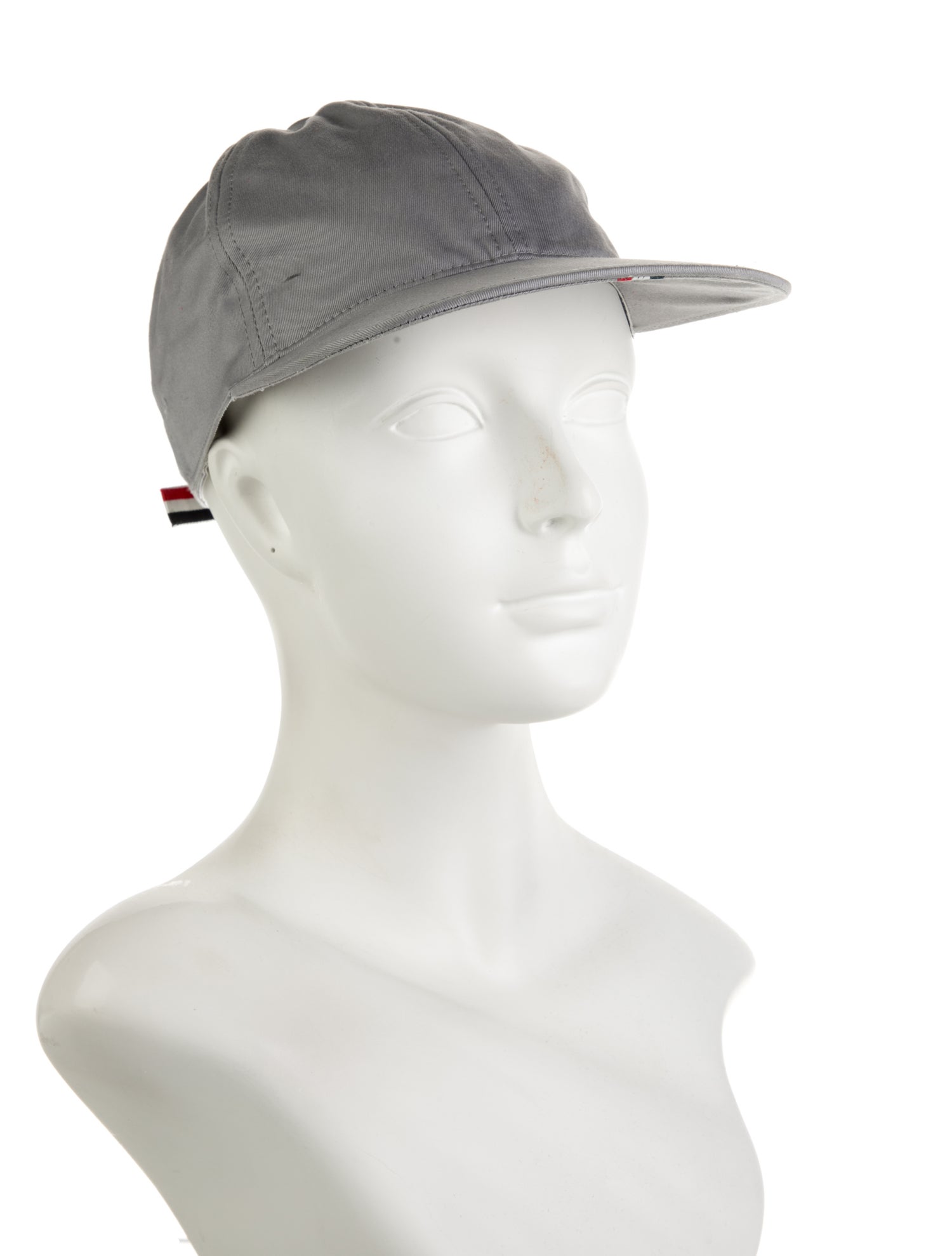 Thom Browne 6-Panel Tricolor Stripe Baseball Cap